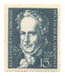 Humboldt-Briefmarke, Saarland 1959